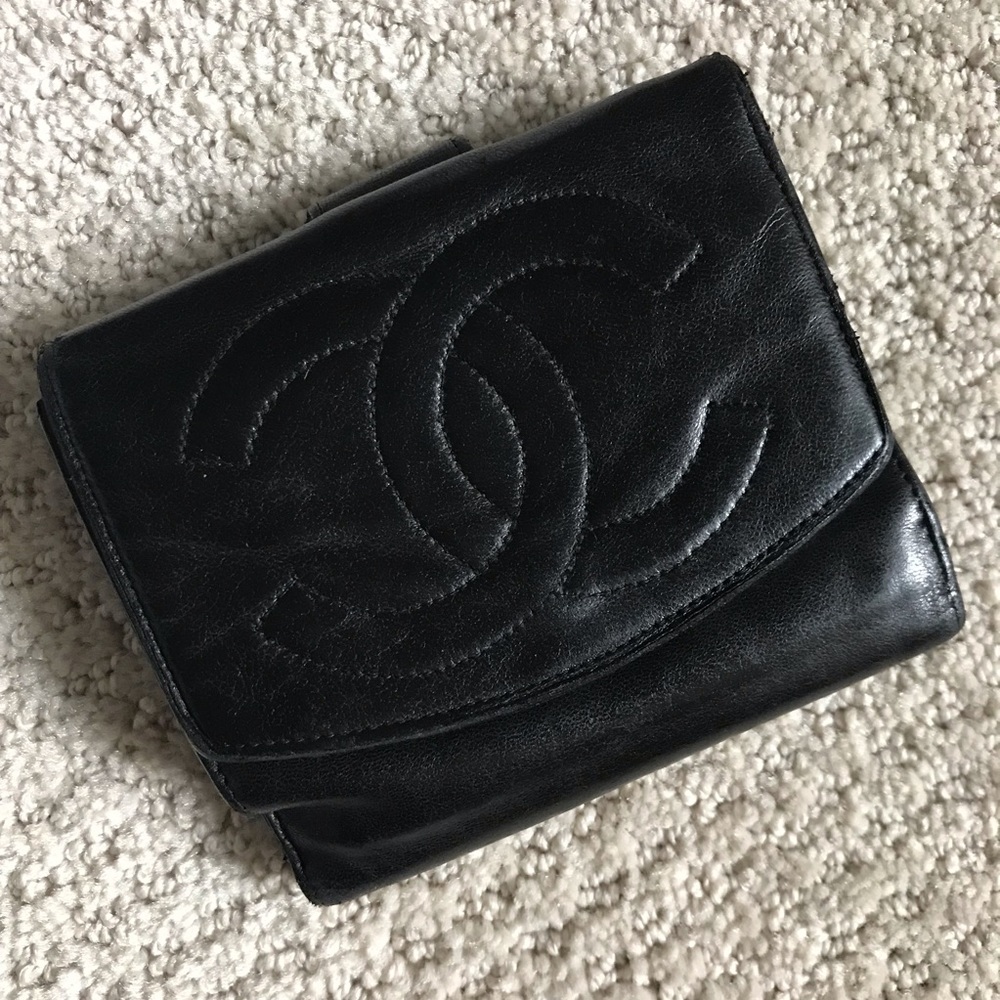 Vintage Chanel Flap Wallet Lambskin